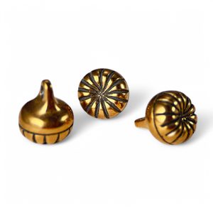 KNOFLÍK, RANÝ STŘEDOVĚK, BRONZ - BROŽE A KNOFLÍKY - ŠPERKY
