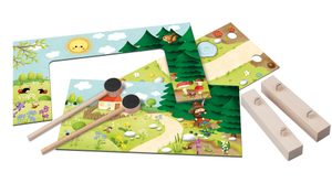 MAGNETICKÉ DIVADLO SE ZVÍŘÁTKY DO POHÁDKY - DĚTSKÉ HRAČKY - HRY A KNIHY