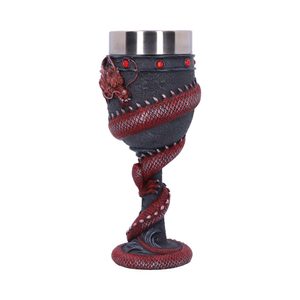 ČÍNSKÝ ČERVENÝ DRAK, POHÁR, 20 CM - POHÁRY A HRNKY - HOME DECOR