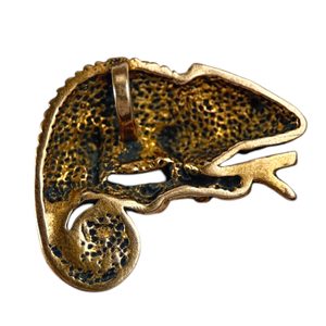 CHAMELEON, AMULET, BRONZ - PŘÍVĚSKY - ŠPERKY