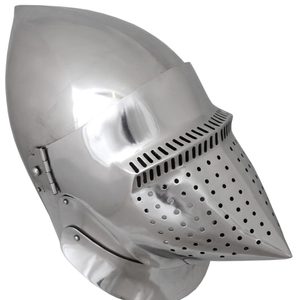 PSÍ ČUMÁK, PŘILBA, BASCINET, 2 MM OCEL - STŘEDOVĚKÉ PŘILBY - ZBROJE