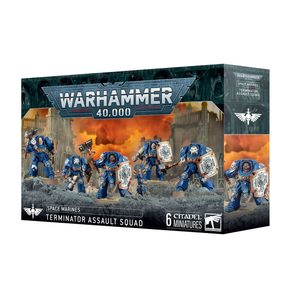 WARHAMMER 40K: SPACE MARINES: TERMINATOR ASSAULT SQUAD - WARHAMMER 40K - HRY A KNIHY