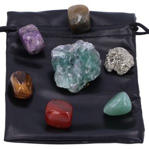 ŠTĚSTÍ A BOHATSTVÍ, DÁRKOVÁ SADA KAMENŮ A KRYSTALŮ - MAGICKÉ POMŮCKY - HOME DECOR