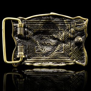 GLADIATOR, PŘEZKA NA OPASEK, MOSAZ - SPONY A KOVÁNÍ - SEDLÁŘSTVÍ