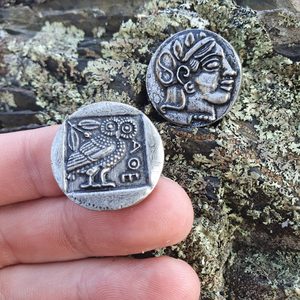 ATHÉNSKÁ TETRADRACHMA, REPLIKA - ŘECKO, MINCE - KOVÁŘSTVÍ A MINCE