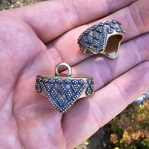 KONCOVKA RUKOJETI PRO NŮŽ, VIKING, BRONZ - PŘÍSLUŠENSTVÍ PRO NOŽE - ZBRANĚ