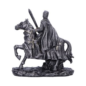 RYTÍŘ, TEMPLÁŘ, FIGURKA, JEZDEC NA KONI - FIGURKY - HOME DECOR