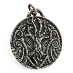 HUGINN A MUNINN, VIKINSKÝ TALISMAN, ZINEK - VŠECHNY AMULETY, VLASTNÍ VÝROBA - ŠPERKY