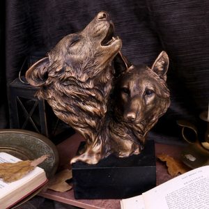 VOLÁNÍ DIVOČINY, VLCI, SOŠKA - FIGURKY - HOME DECOR