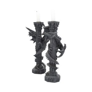 DRAČÍ SVÍCNY GUARDIANS OF THE LIGHT 28CM 2 X - SVÍCNY - HOME DECOR