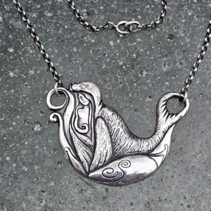 SELKIE, NÁHRDELNÍK, STŘÍBRO 925/1000 - NÁHRDELNÍKY - STŘÍBRNÉ ŠPERKY