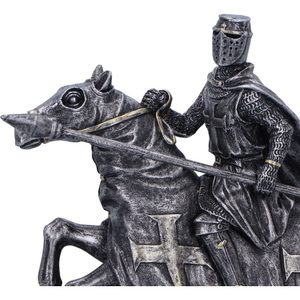 KŘIŽÁK, RYTÍŘ NA KONI 16CM - FIGURKY - HOME DECOR