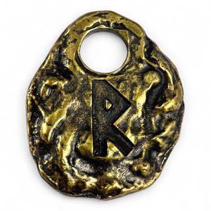 RAIDHO - RUNOVÝ AMULET, STAROMOSAZ - RUNY - ŠPERKY