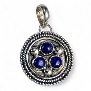 OCTAVIA, STŘÍBRNÝ PŘÍVĚSEK, LAPIS LAZULI AG 925/1000 - PŘÍVĚSKY - STŘÍBRNÉ ŠPERKY