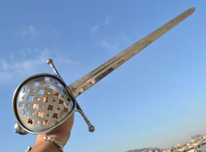 LEVORUČNÍ RENESANČNÍ DÝKA, PRO ŠERM - DÝKY NA ŠERM - ZBRANĚ