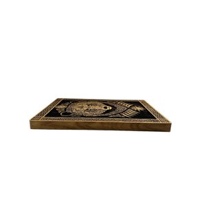 MEDVĚD - DŘEVĚNÝ NÁSTĚNNÝ OBRAZ 21X30CM - DŘEVĚNÉ OBRAZY - HOME DECOR