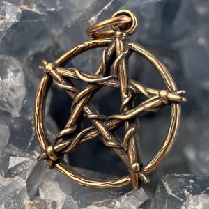 PENTAGRAM PŘÍVĚŠEK, BRONZ - PŘÍVĚSKY - ŠPERKY