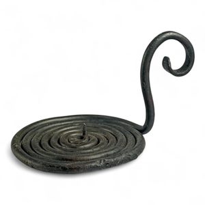 KOVANÝ STŘEDOVĚKÝ SVÍCEN, STÁČENÝ - KOVANÉ VÝROBKY - KOVÁŘSTVÍ A MINCE