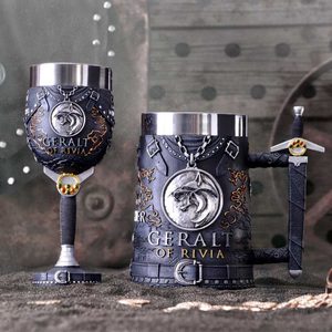 ZAKLÍNAČ THE WITCHER GERALT OF RIVIA POHÁR 19.5CM - THE WITCHER - ZAKLÍNAČ - HOME DECOR