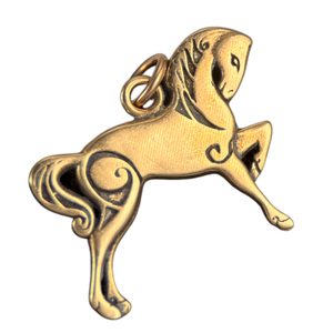 ŠEMÍK, KŮŇ, PŘÍVĚŠEK, BRONZ - PŘÍVĚSKY - ŠPERKY