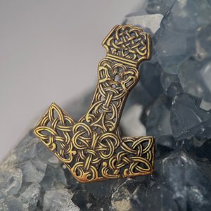 MJÖLNIR THOROVO KLADIVO BRONZOVÝ PŘÍVĚŠEK - PŘÍVĚSKY - ŠPERKY