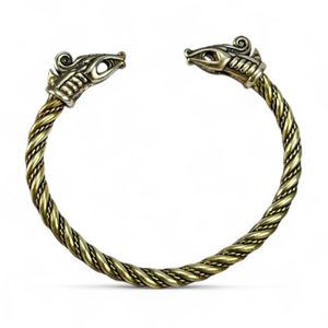 DREKI, VIKINGSKÝ DRAK, NÁRAMEK, MOSAZ - NÁRAMKY - ŠPERKY