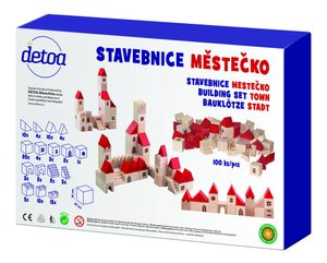 STAVEBNICE MĚSTEČKO - DĚTSKÉ HRAČKY - HRY A KNIHY