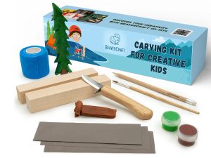 SMRK, DÁRKOVÁ VYŘEZÁVACÍ SADA BEAVERCRAFT DIY08 - ŘEZBÁŘSKÁ DLÁTA - TÁBOŘENÍ A ŘEMESLA