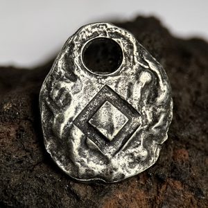 INGWAZ, INGUZ, RUNOVÝ AMULET - RUNY - ŠPERKY