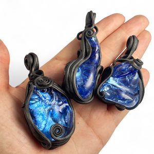 MODRÁ SÍLA - FANTASY AMULET - PŘÍVĚSKY - ŠPERKY
