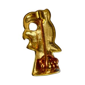 FRANSKÁ PTAČÍ BROŽ, BRONZ - BROŽE A KNOFLÍKY - ŠPERKY