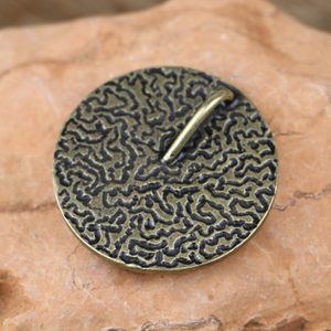 VEGVISIR - KOMPAS, ISLANDSKÁ RUNA, PŘÍVĚŠEK, STAROMOSAZ - VIKINGSKÉ AMULETY - ŠPERKY