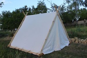 VIKINSKÝ STAN, 2,9 X 2 X 2 M - HISTORICKÉ STANY - TÁBOŘENÍ A ŘEMESLA