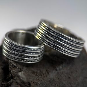 GEIR, VIKINGSKÝ STŘÍBRNÝ PRSTEN, AG 925, 11G - PRSTENY - STŘÍBRNÉ ŠPERKY