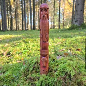 VELES, SLOVANSKÝ BŮH LESA, VYŘEZÁVANÁ SOŠKA - SOŠKY, RELIÉFY, TRUHLY - HOME DECOR