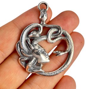 MEDUSA, ANTICKÝ STŘÍBRNÝ PŘÍVĚSEK, AG 925, 14G - PŘÍVĚSKY - STŘÍBRNÉ ŠPERKY