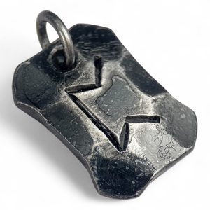 PERTHRO, KOVANÁ RUNA, AMULET - KOVANÉ ŠPERKY - ŠPERKY