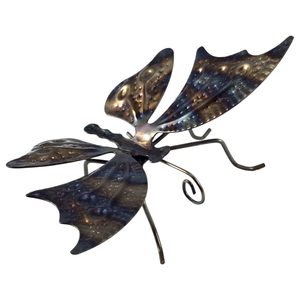 KOVANÝ MOTÝL - MALÝ, DEKORACE - KOVANÉ VÝROBKY - KOVÁŘSTVÍ A MINCE