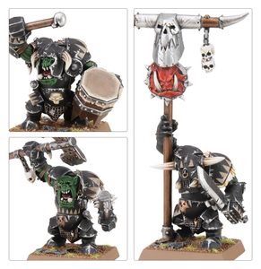 WARHAMMER OLD WORLD: ORC & GOBLIN TRIBES: BLACK ORC MOB - WARHAMMER THE OLD WORLD - HRY A KNIHY