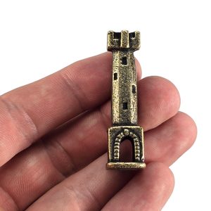 VĚŽ, FIGURKA, ZINEK, STAROMOSAZ - KOVOVÉ FIGURKY A DEKORACE - HOME DECOR