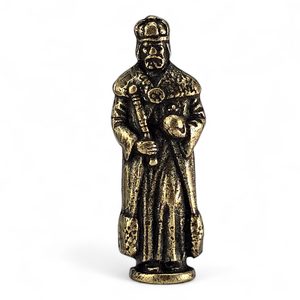 KRÁL, FIGURKA, ZINEK, STAROMOSAZ - KOVOVÉ FIGURKY A DEKORACE - HOME DECOR