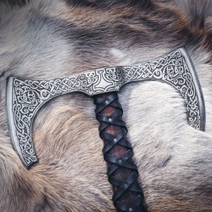 MJOLLNIR LEPTANÝ THOROVO KLADIVO - OBOURUČNÍ SEKERA - SEKERY - ZBRANĚ