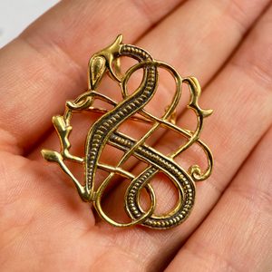 BROŽ VIKING, BRONZ, STYL URNES - BROŽE A KNOFLÍKY - ŠPERKY