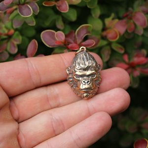 GORILA, PŘÍVĚŠEK, BRONZ - PŘÍVĚSKY - ŠPERKY
