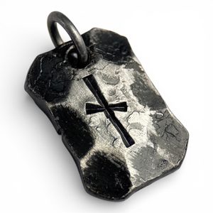 NAUTHIZ, KOVANÁ RUNA, AMULET - KOVANÉ ŠPERKY - ŠPERKY