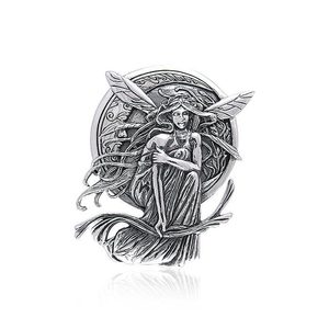 LUČNÍ VÍLA, ART NOUVEAU, STŘÍBRNÝ PŘÍVĚSEK, AG 925 - PŘÍVĚSKY - STŘÍBRNÉ ŠPERKY
