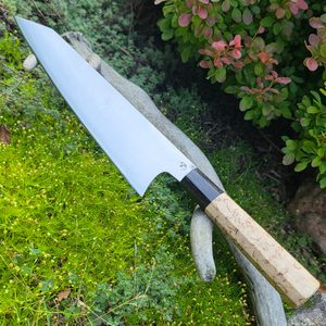 JAPONSKÝ NŮŽ KIRITSUKE NEREZOVÁ OCEL, BŘÍZA - KUCHYŇSKÉ NOŽE - ZBRANĚ