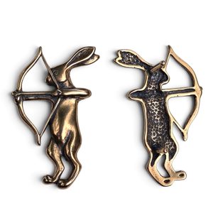 Bronze Belt Mount, Medieval Killer Rabbit Archer