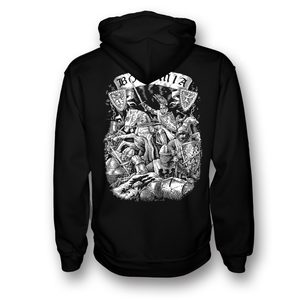 BOHEMIA, PŘEMYSL OTAKAR II., MIKINA S KAPUCÍ ZIPPER - MIKINY - MÓDA