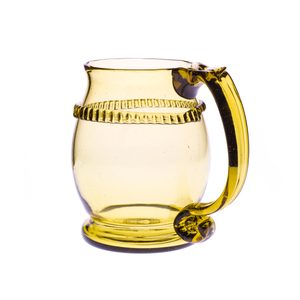 PŮLLITR, HISTORICKÉ ZELENÉ LESNÍ SKLO - HISTORICKÉ SKLO - STOLOVÁNÍ